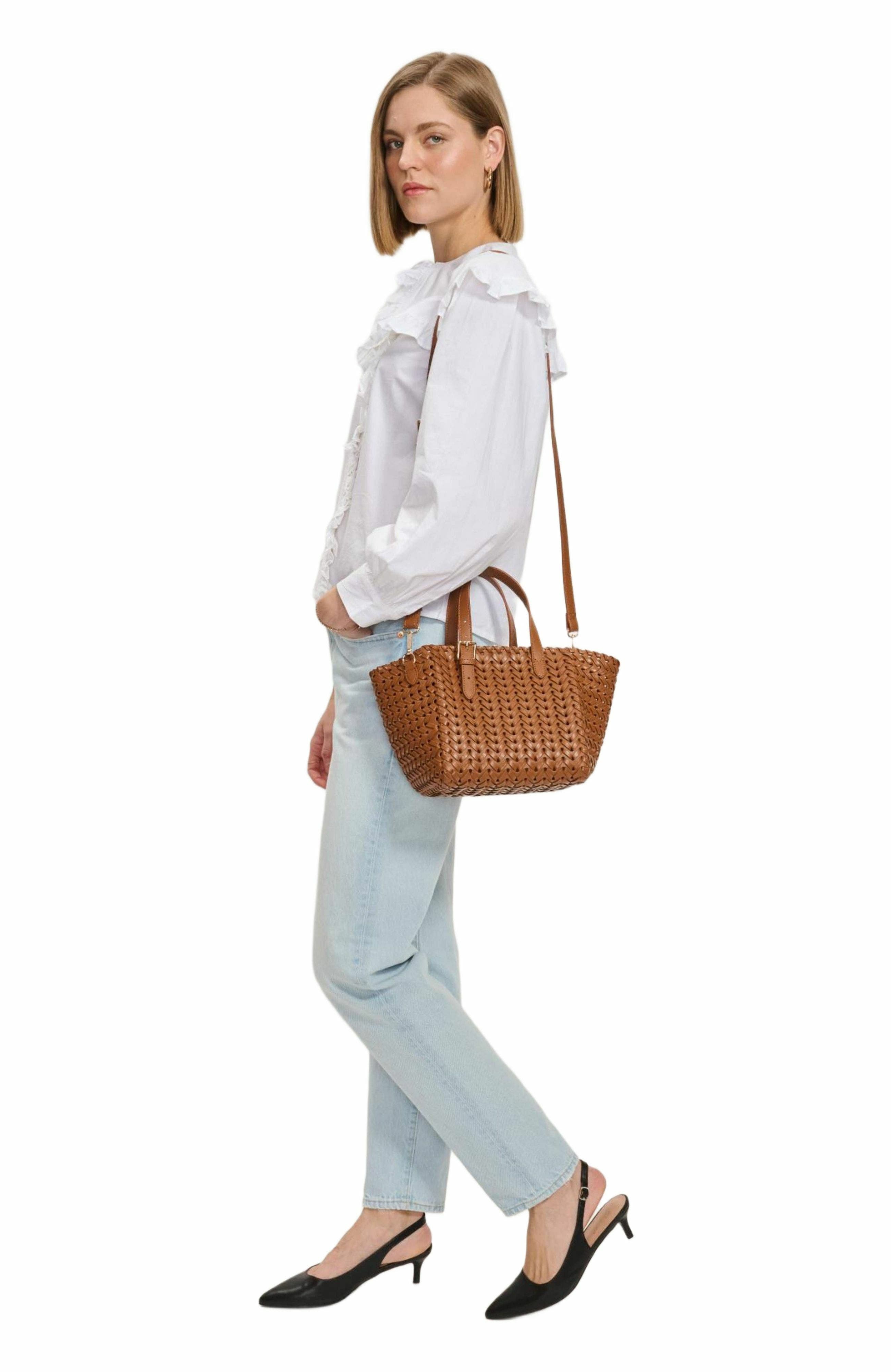 MODA LUXE Estelle Tote, Alternate, color, Café