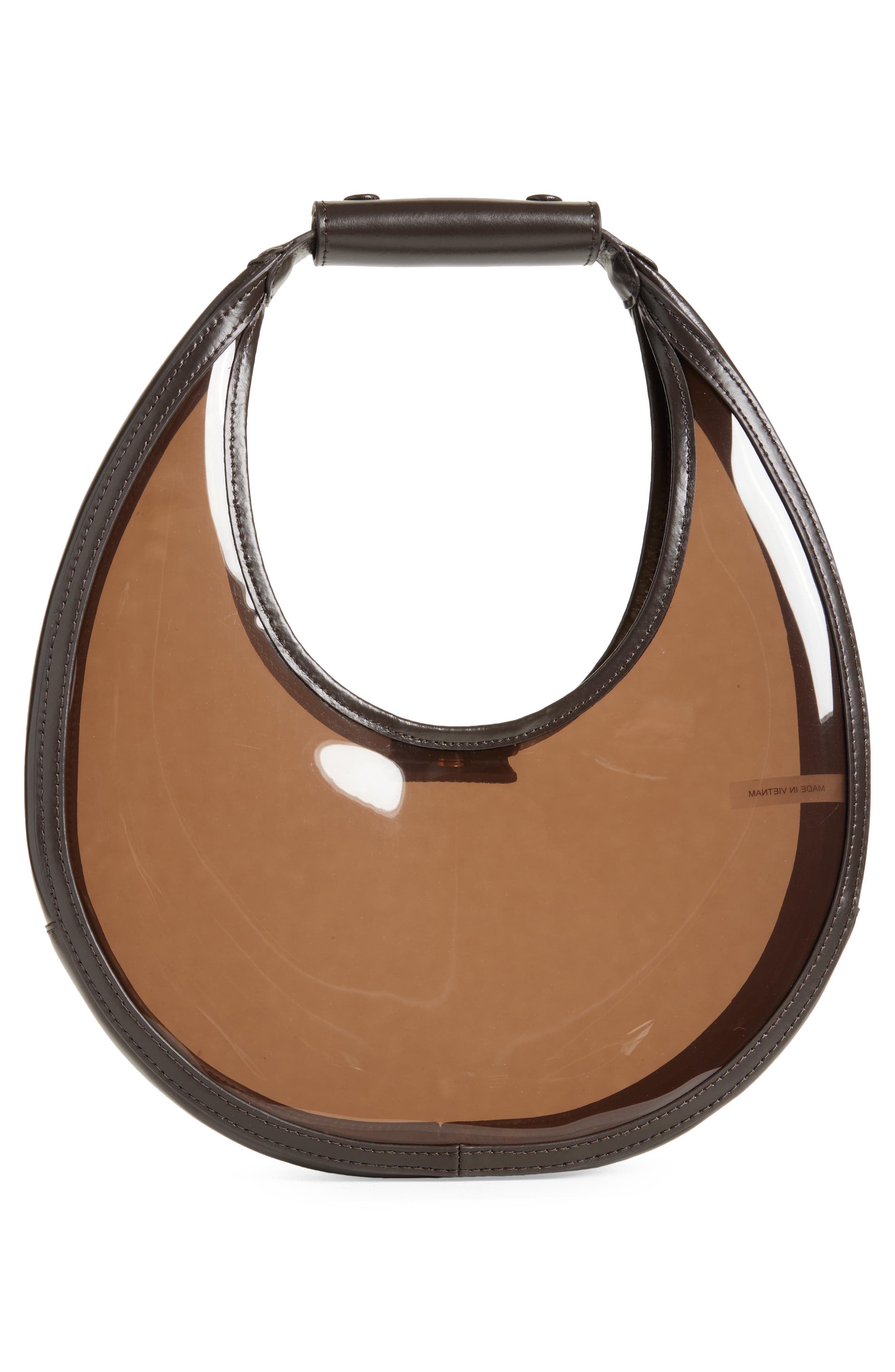 STAUD Moon Transparent Top Handle Tote, Alternate, color, 