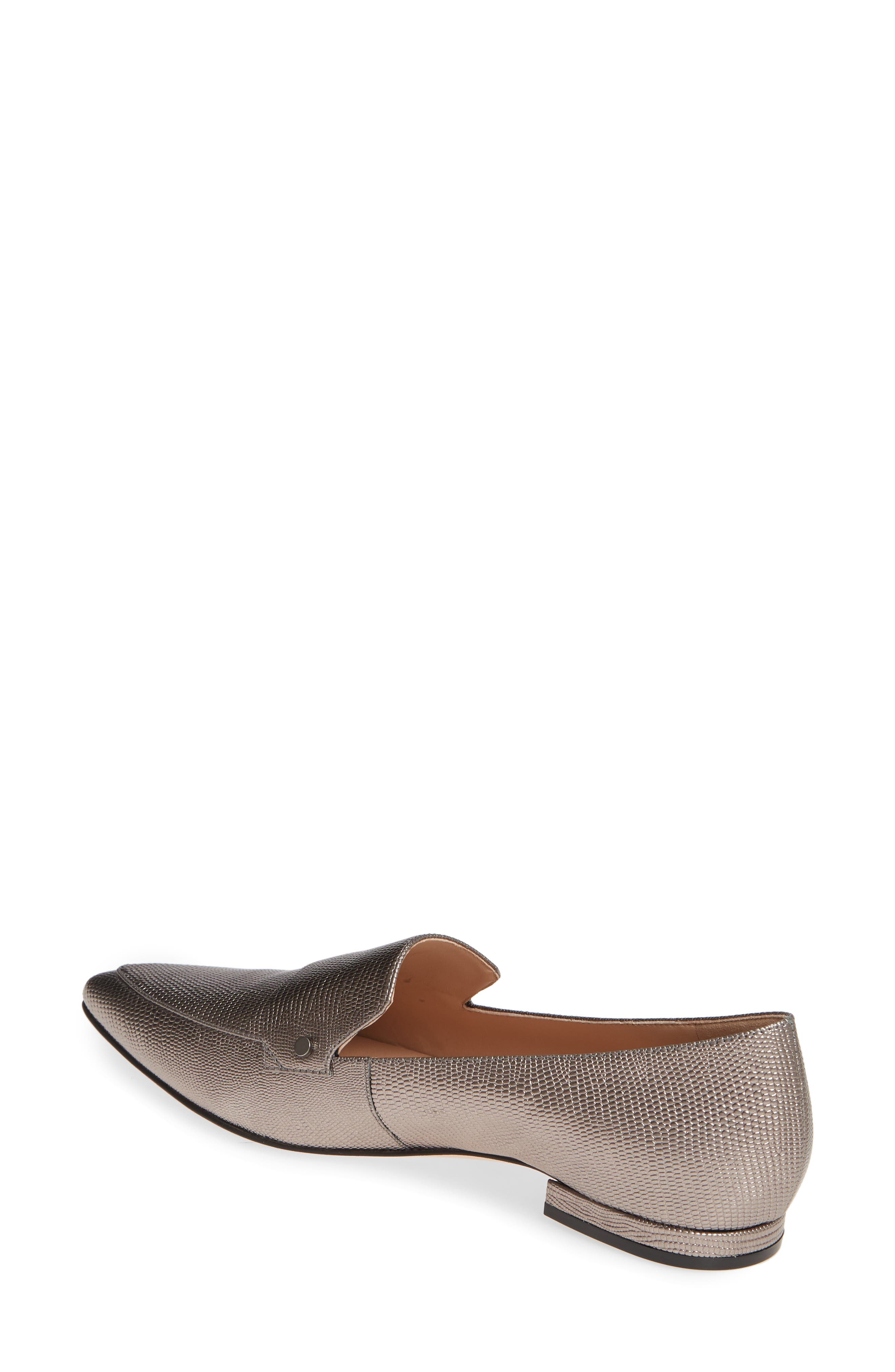27 Edit Harlie Loafer, Alternate, color, PEWTER PRINT LEATHER