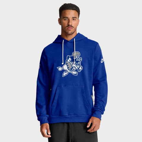 Men's Nike Royal Dallas Cowboys Sideline Standard Issue Alt 2 Dri-FIT Hoodie