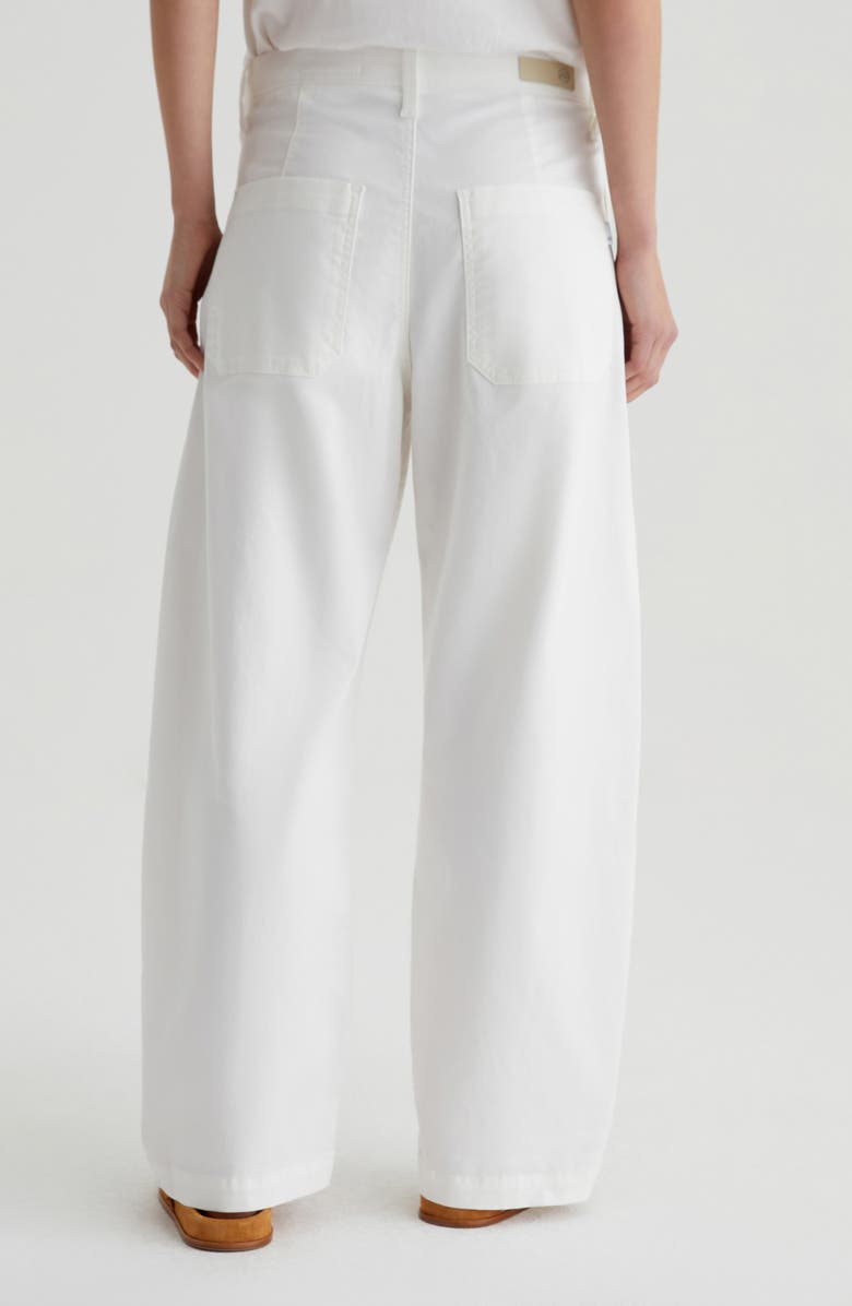 AG Fiona Ankle Barrel Leg Chinos, Alternate, color, Powder