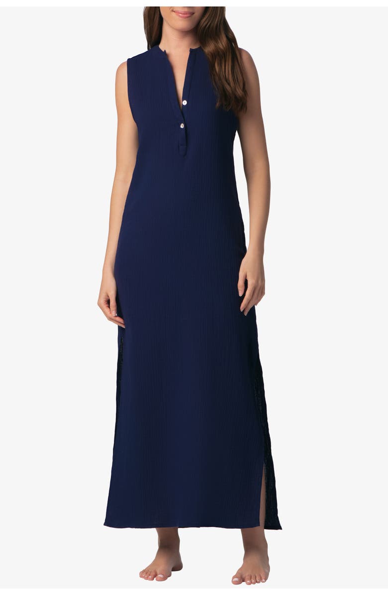 HELEN JON Island Midi Tunic, Main, color, Navy