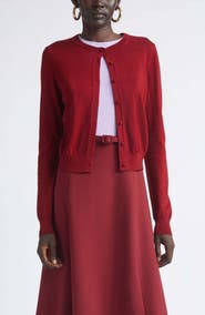 Carolina Herrera Silk & Cotton Cardigan