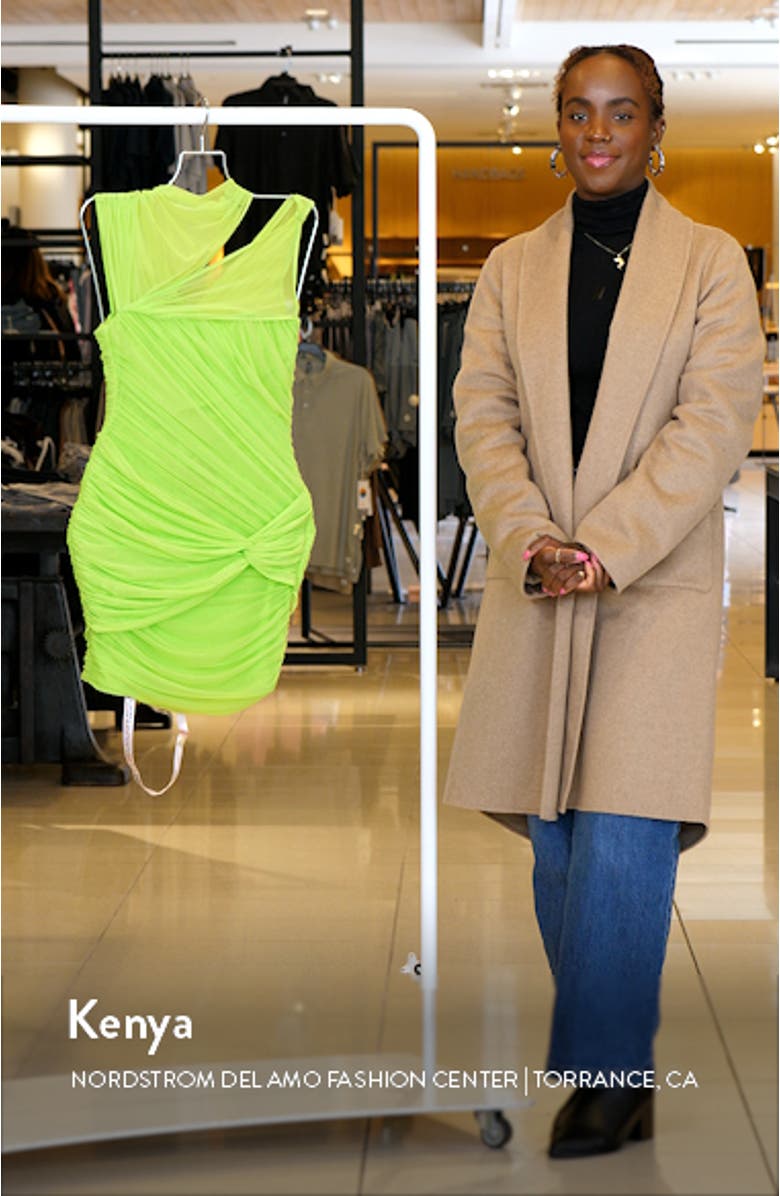 Adrie Cutout Gathered Minidress, sales video thumbnail