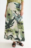 Scotch & Soda Print Ankle Length Skirt