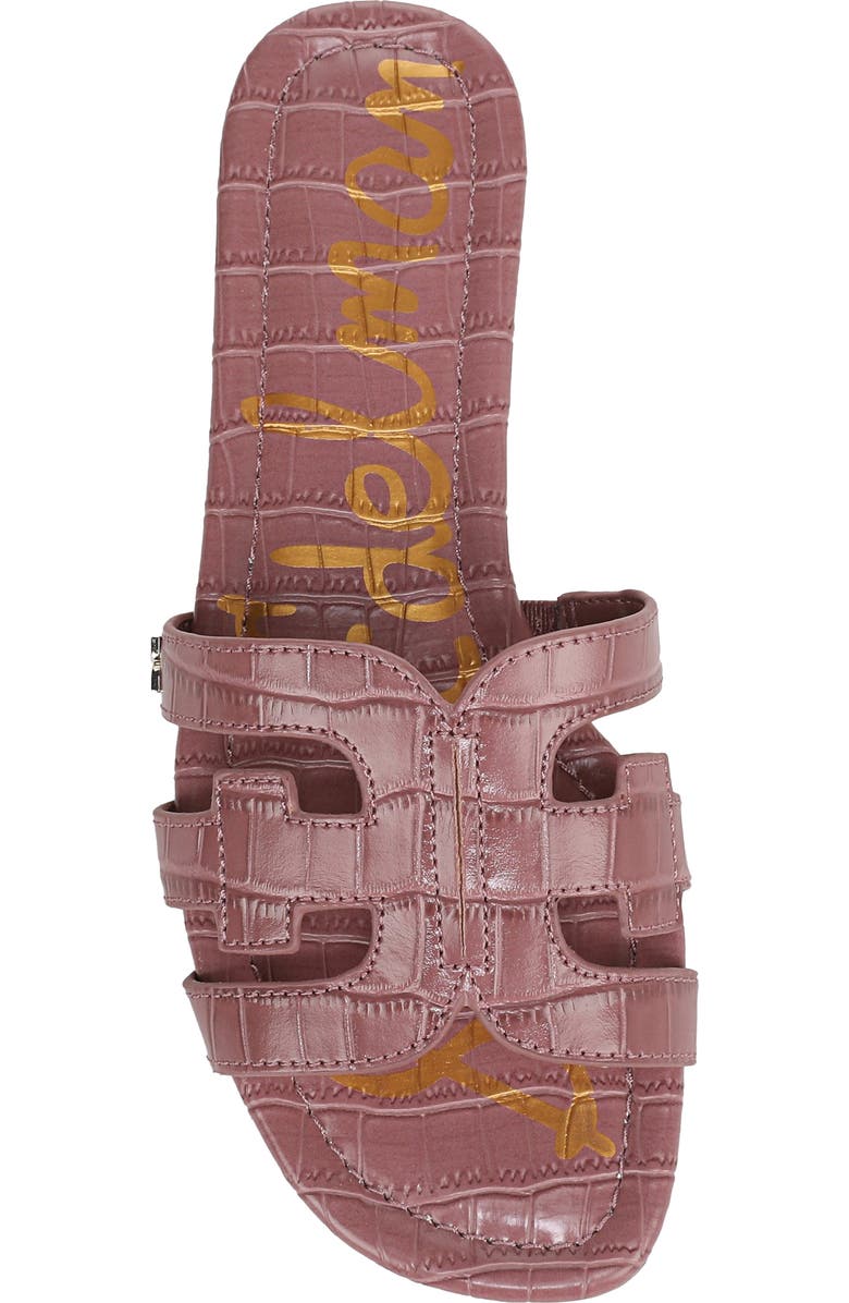 Sam Edelman Bay Cutout Slide Sandal - Wide Width Available, Alternate, color, Dark Winter Mauve