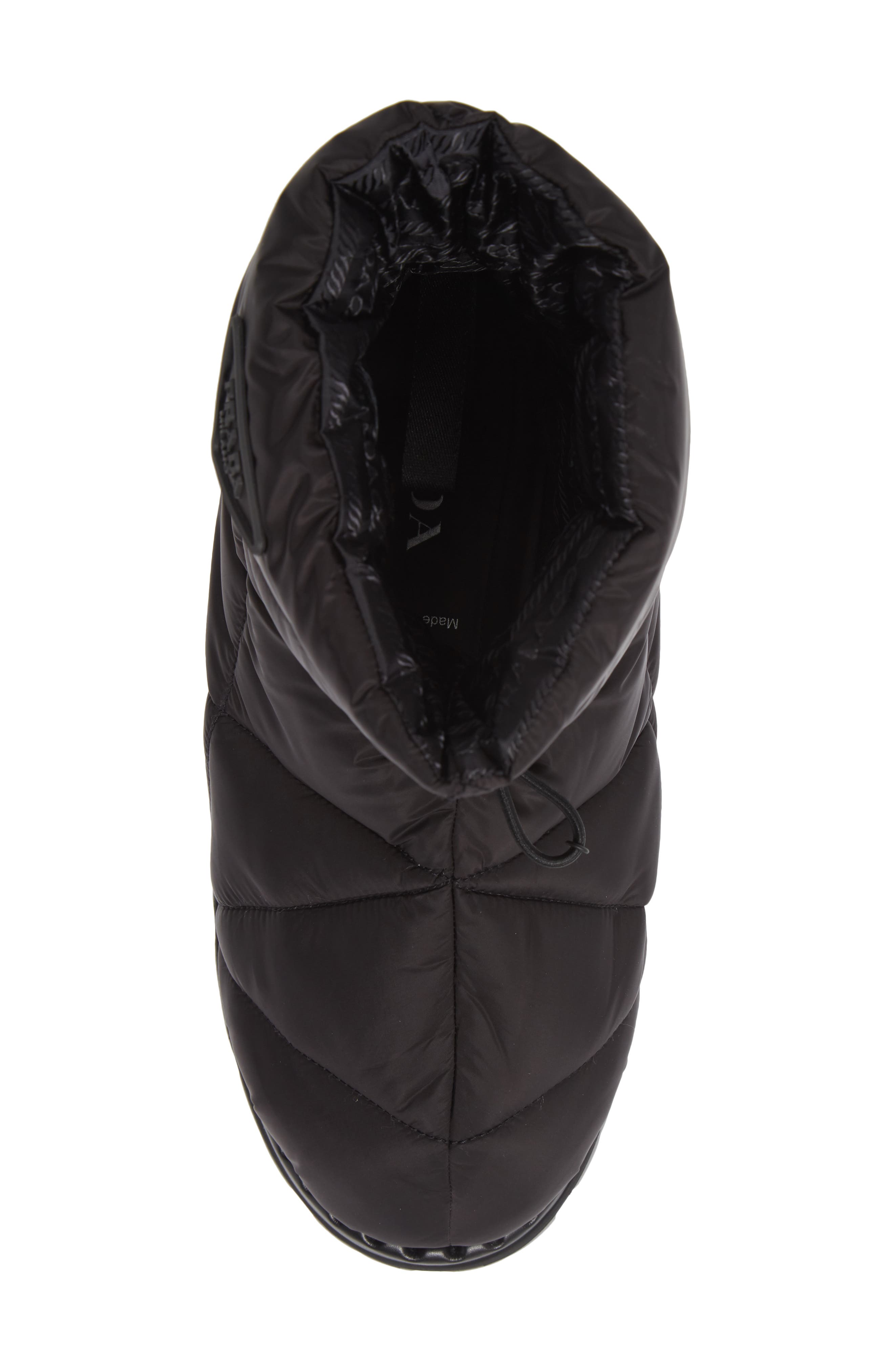 Prada Piuma Drawcord Snow Boot, Alternate, color, 