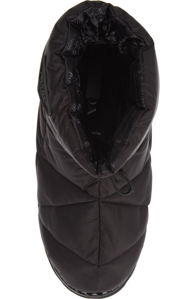 Prada Piuma Drawcord Snow Boot, Alternate, color,