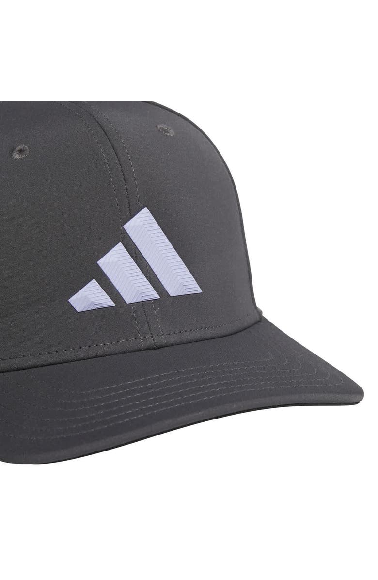 adidas Men's adidas Graphite 3-Bar Snapback Hat, Alternate, color, Graphite