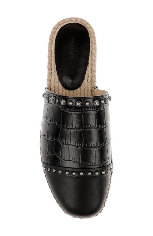 L AGENCE L'AGENCE HELENOR CROC EMBOSSED MULE 
