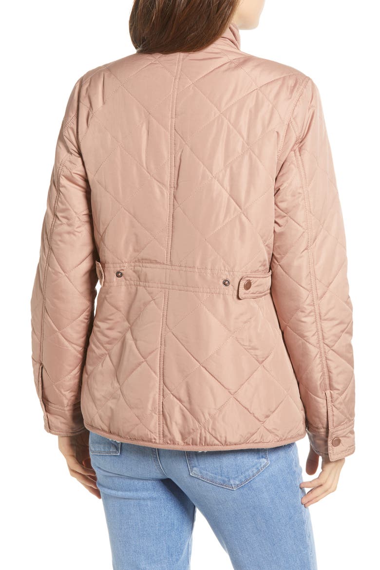 Fleece Lined Quilted Utility Jacket, Alternate, color, MOCHA