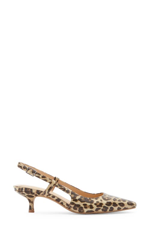 Reaction Kenneth Cole Maggie Kitten Heel Slingback Pump In Brown