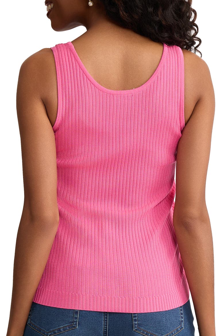 Scoop Neck Rib Sweater Tank, Alternate, color, DUTCH PINK