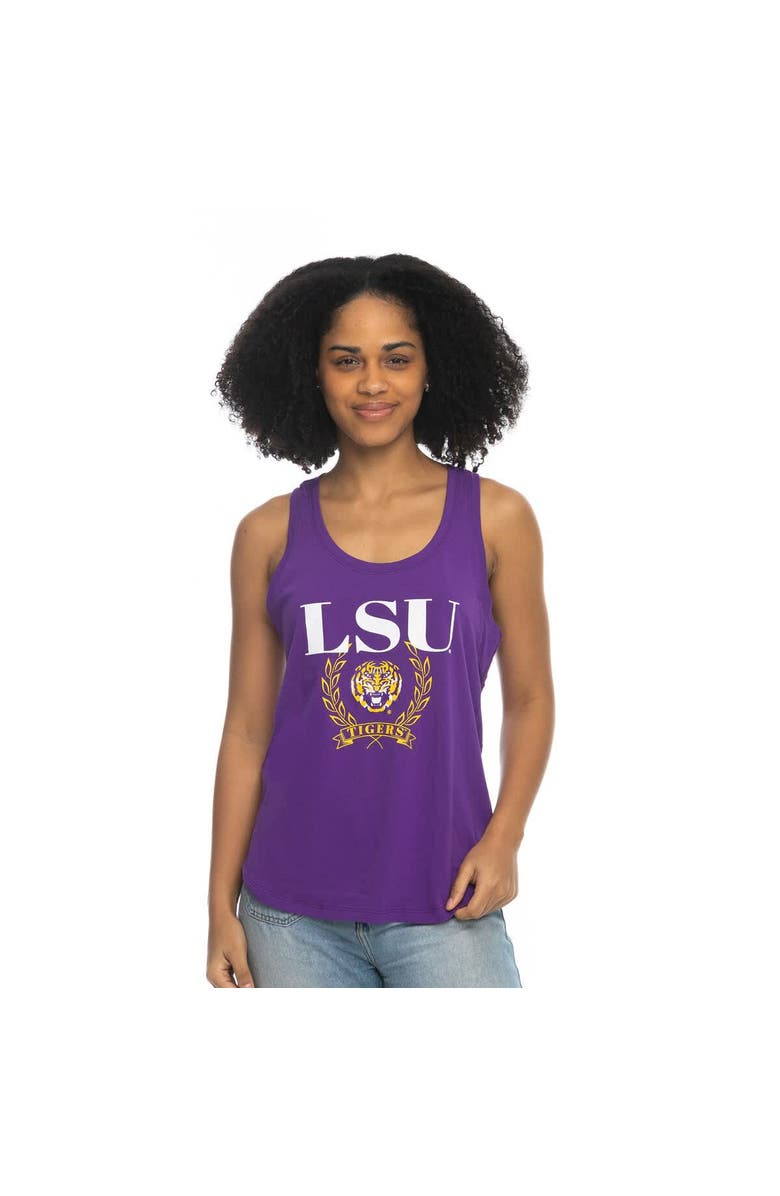 ZOOZATZ Women's ZooZatz Purple LSU Tigers Everyday Tri-Blend Tank Top, Main, color, Purple