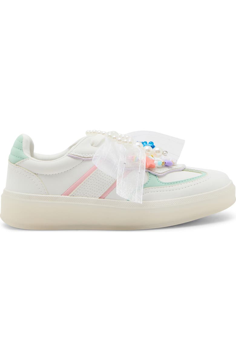 Steve Madden Kids' JSianna Platform Sneaker, Alternate, color, White Multi