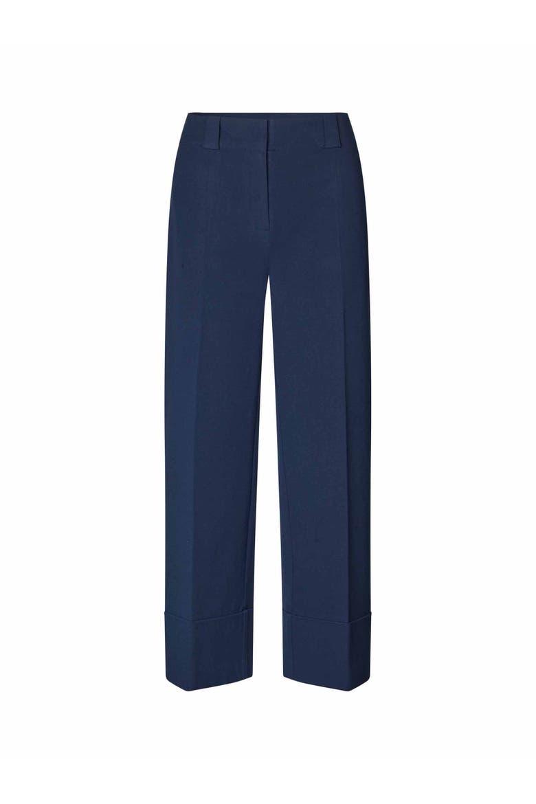 Cropped Loose Leg Pants, Alternate, color, Navy Blazer