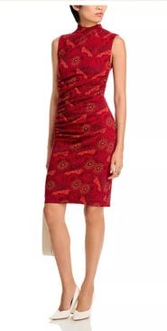 KAHINDO Sao Tome Jacuqard Sleeveless Dress