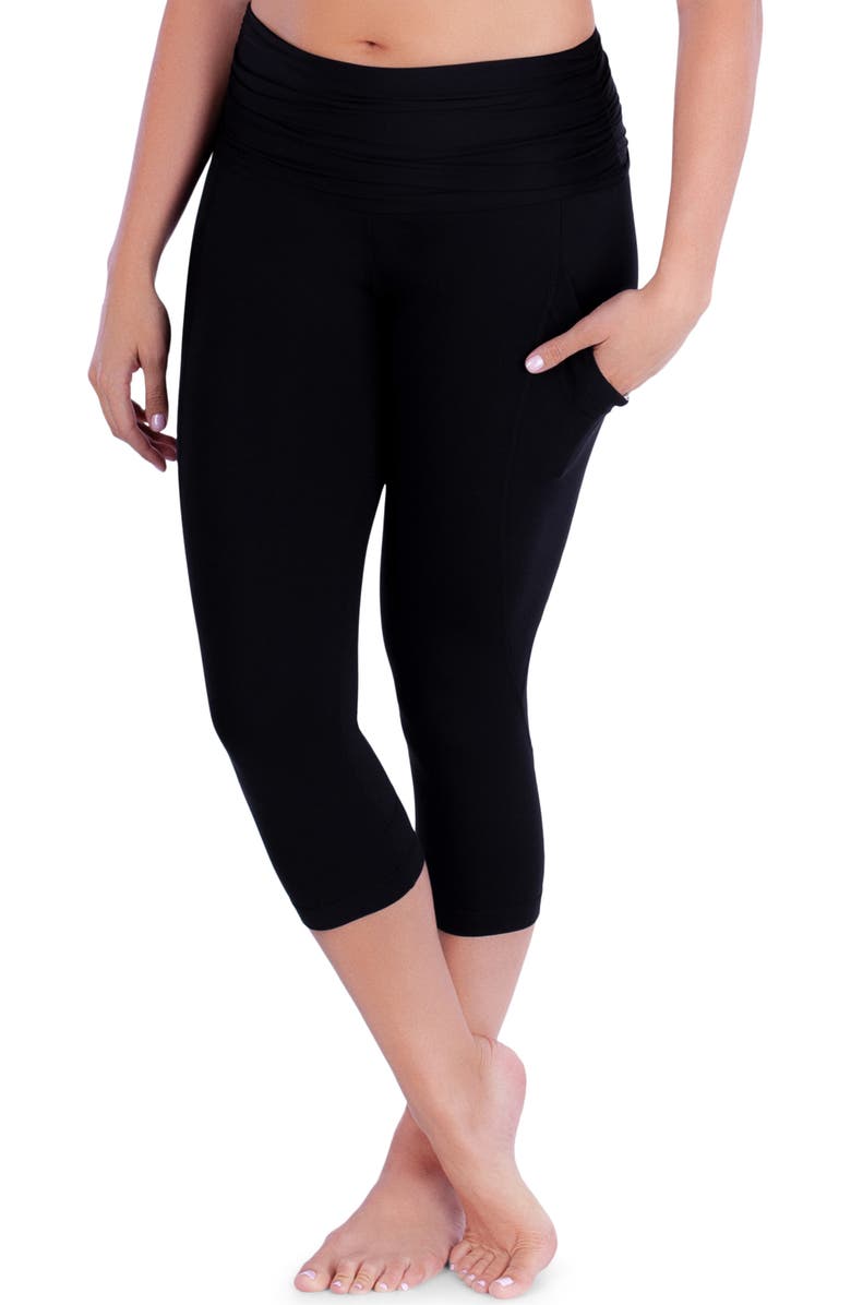 Belly Bandit<sup>®</sup> ActiveSupport<sup>®</sup> Power Capri Maternity Leggings, Alternate, color,