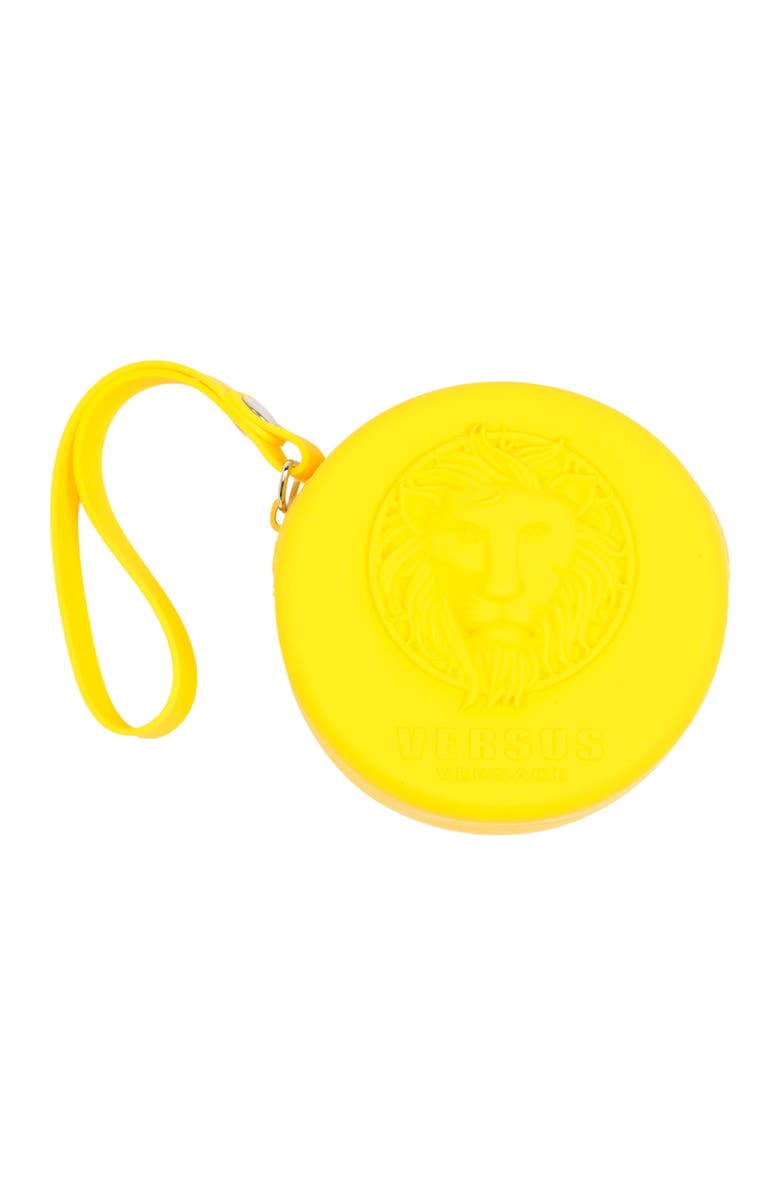VERSUS Versace Versace Silicone Strap Watch, 39mm & Zip Case, Alternate, color, Yellow