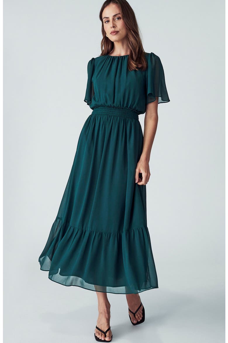 Casalla Midi Dress, Alternate, color, Emerald