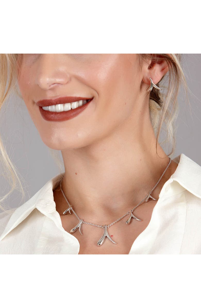 Lucy Quartermaine Sycamore Studs, Alternate, color, Sterling Silver