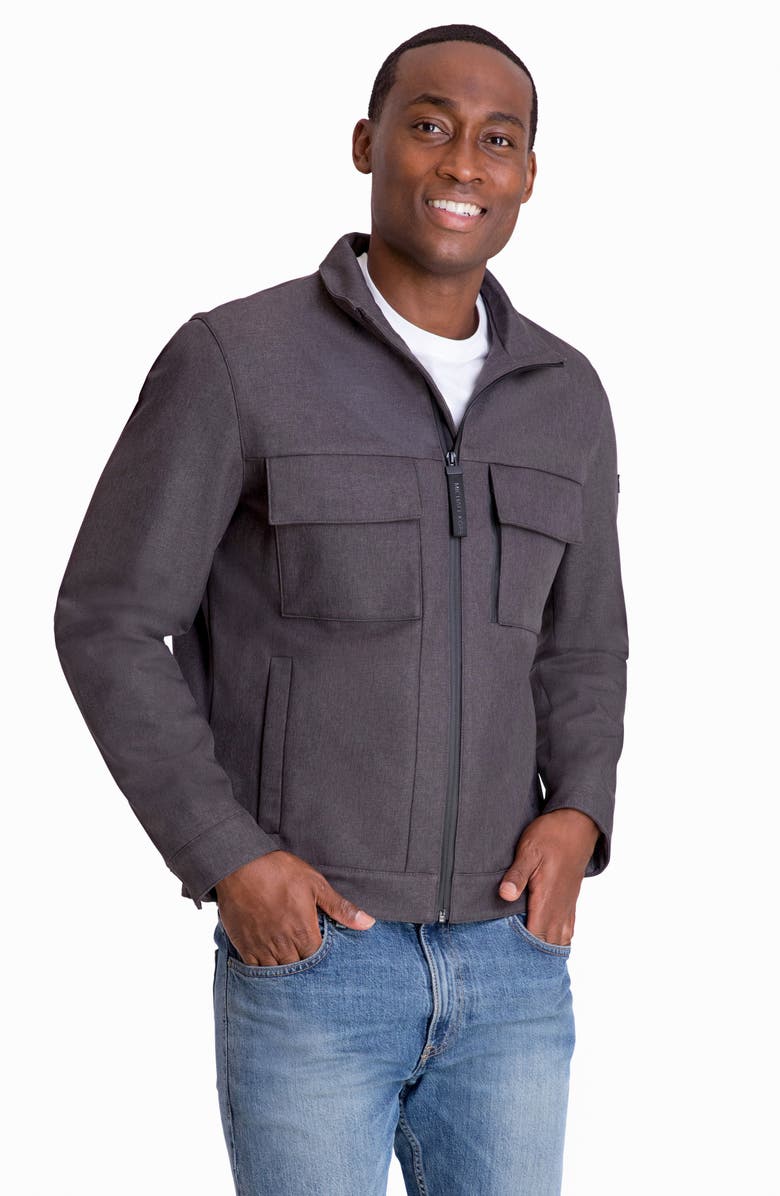 Michael Kors Granby Anorak Jacket, Alternate, color, Charcoalhe