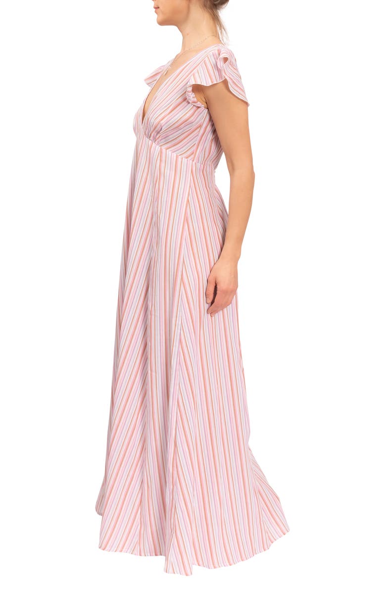 Everyday Ritual Heidi Nightgown, Alternate, color, Verona Pink Stripe