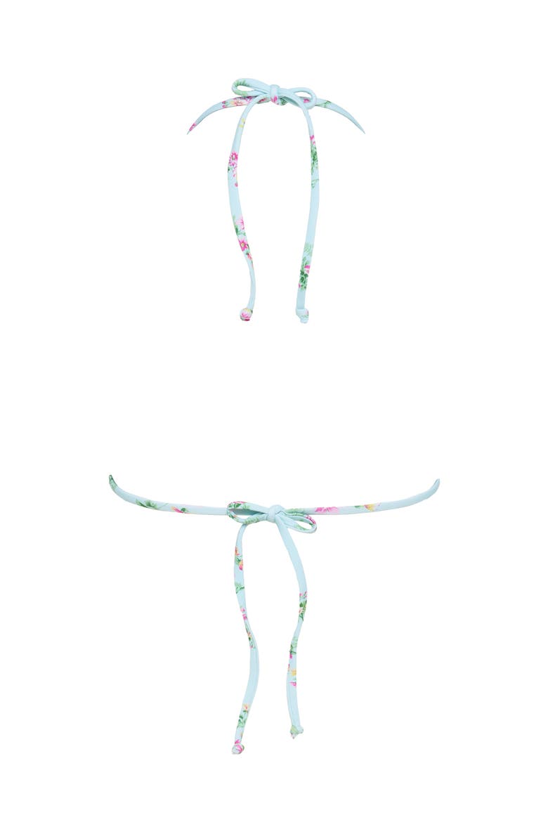 La Fleur Jolie Triangle Bikini Top, Alternate, color, Mint