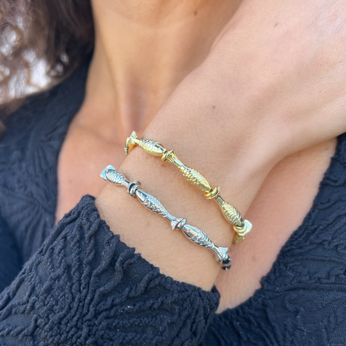 Holst + Lee Holst+lee Reeled In Bracelet In Gold