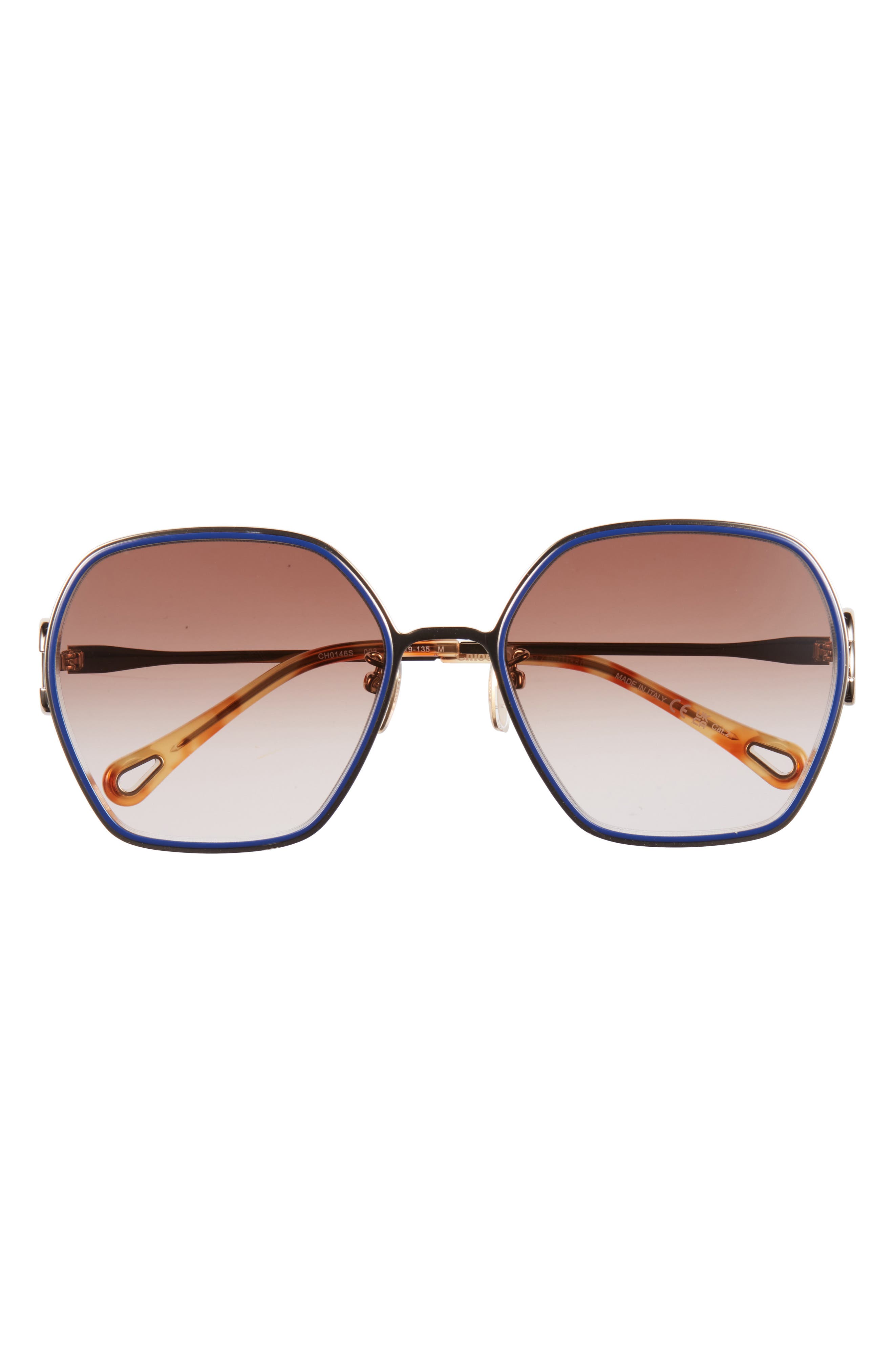 58mm Geometric Sunglasses