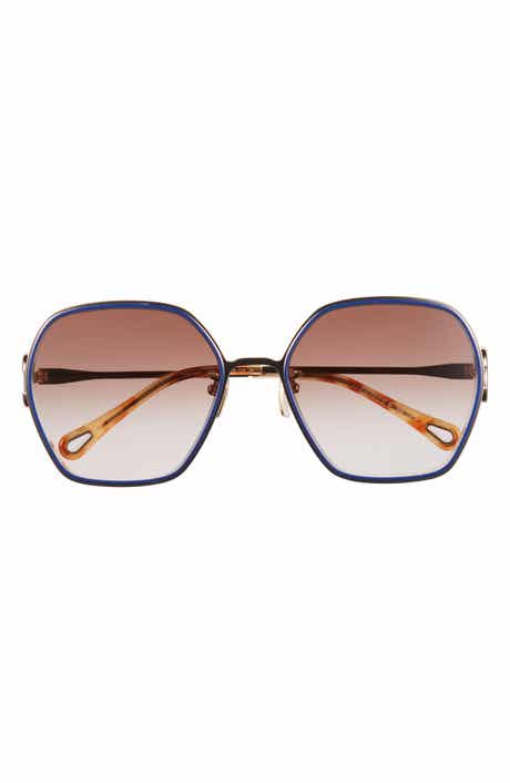 58mm Geometric Sunglasses