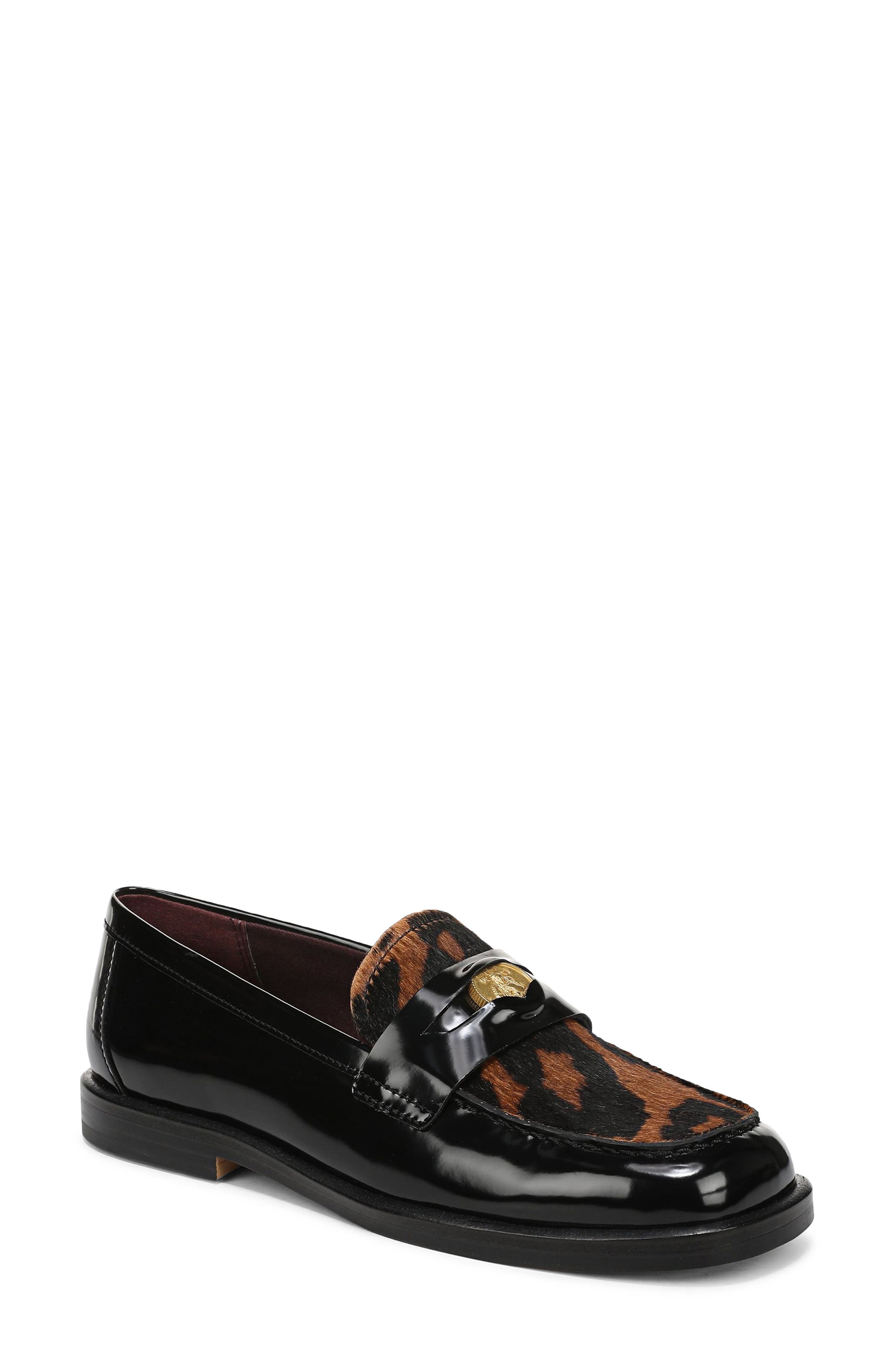 Bessy Coin Loafer, Main, color, BLACK MULTI