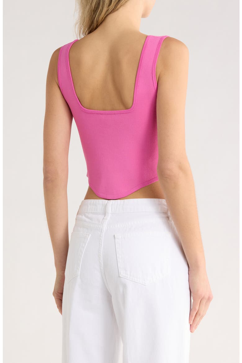 Saga Square Neck Tank, Alternate, color, ROSE VIOLET/NICKEL