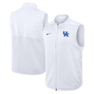 Nike Men's Nike White Kentucky Wildcats Primetime Victory Therma-FIT Full-Zip Vest