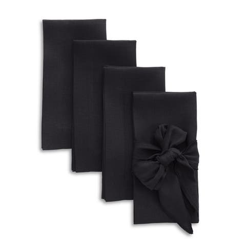 Linen Dinner Napkins Set of 4, 20 x 20" - Audrey
