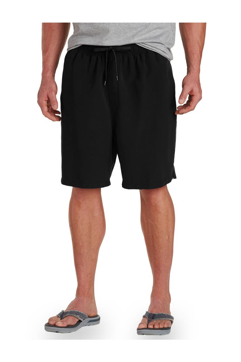 Big & Tall Swim Trunks, Main, color, BLACK