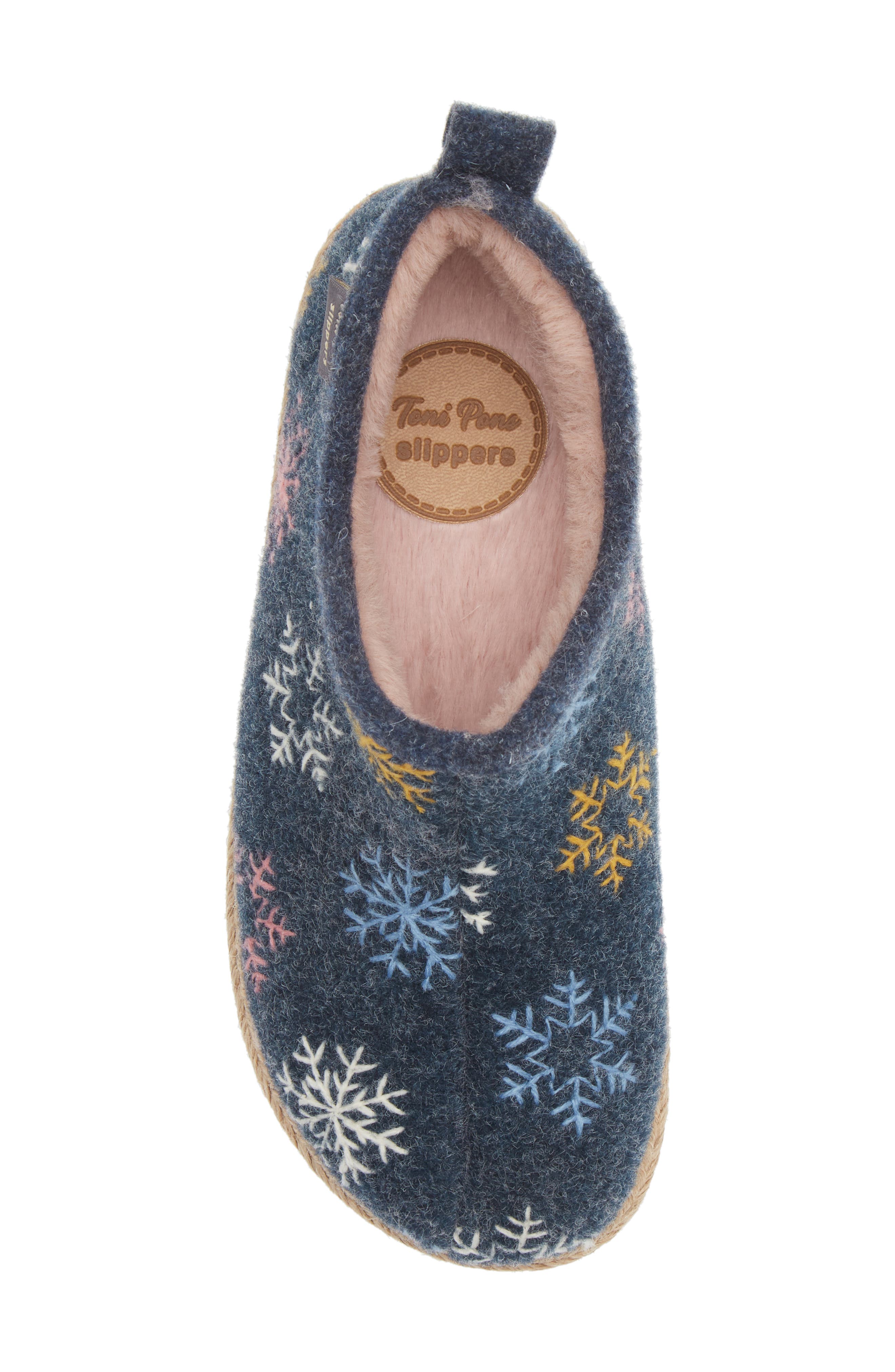 Duna Wool Blend Slipper, Alternate, color, NAVY