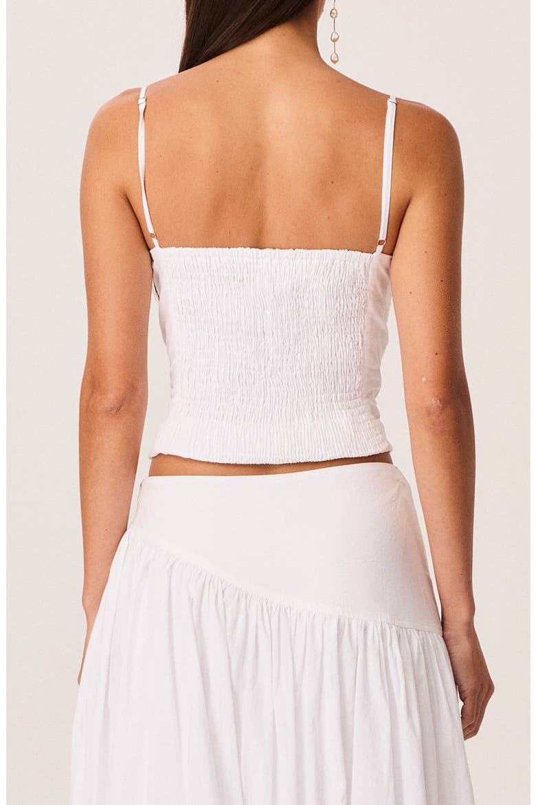 Yelena Cotton Shell, Alternate, color, WHITE