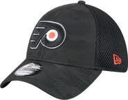 New Era Men's New Era  Black Philadelphia Flyers Active Subtle Camo 39THIRTY Flex Hat