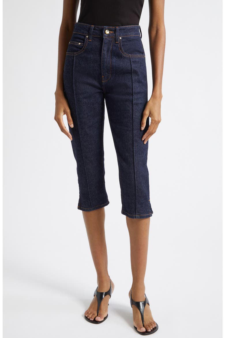 Russet High Waist Crop Jeans, Main, color, SABLE WASH