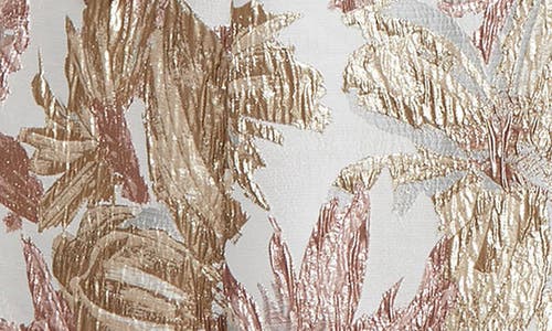 Alex Evenings Petite Metallic Jacquard A-line Dress