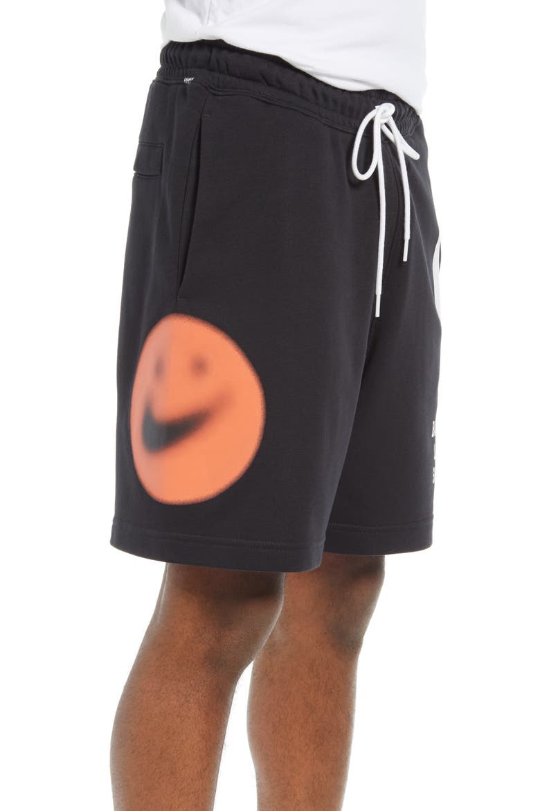 Sportswear World Tour Graphic Drawstring Shorts, Alternate, color, BLACK