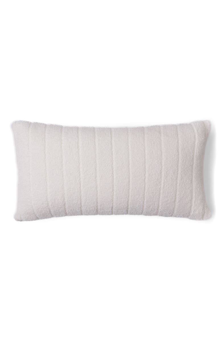 Barefoot Dreams<sup>®</sup> CozyChic<sup>®</sup> Textured Stripe Pillow, Main, color, Cream