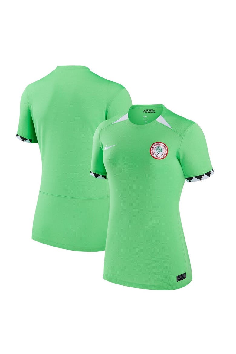 Women's Nike Green Nigeria Women's National Team 2023 Home Stadium Replica Jersey, Main, color, Green