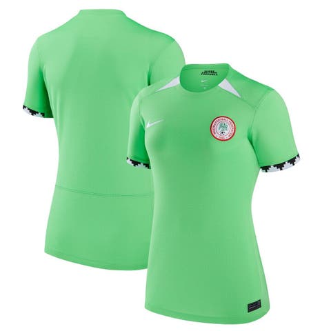 Women's Nike Green Nigeria Women's National Team 2023 Home Stadium Replica Jersey