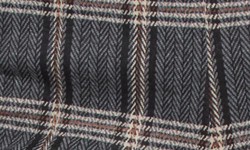 Lyssé Elysse Plaid High Waist Ankle Pants In Gray
