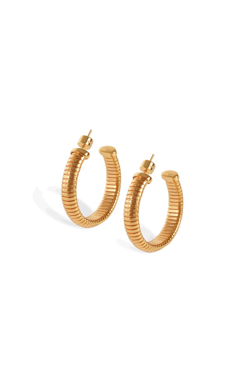 RC RETRO CHIC Large Minimalist Hoop Earrings, Main, color, Gold
