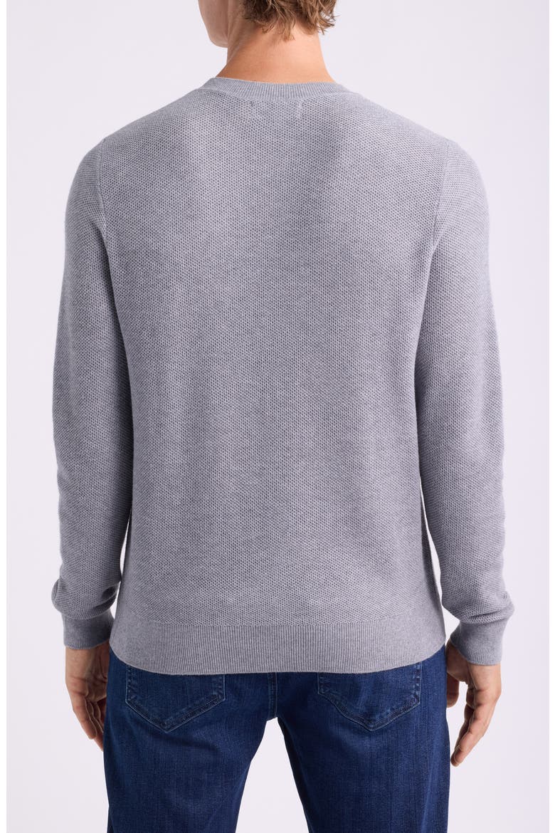 Cotton & Cashmere Sweater, Alternate, color, GREY DECEMBER HEATHER