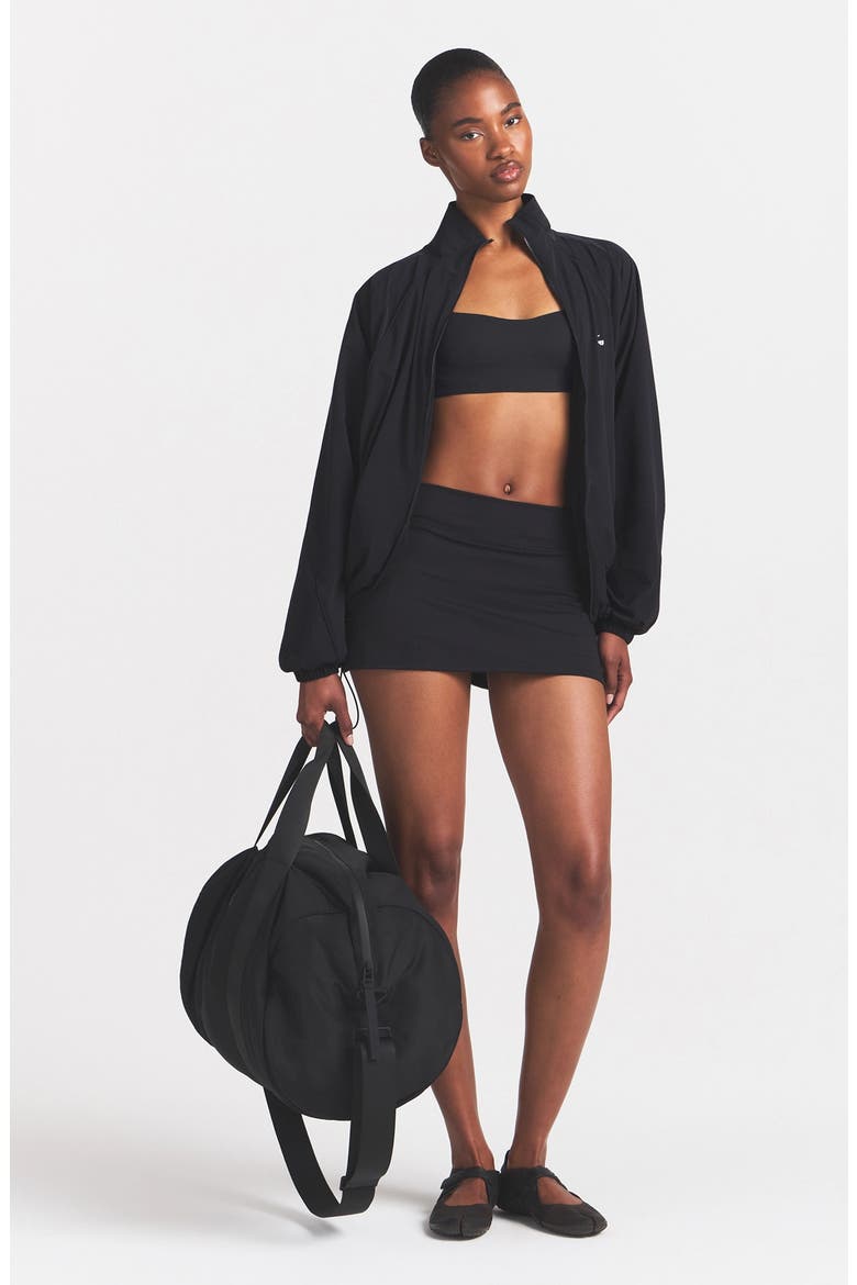 Matte Skort, Alternate, color, NSKM OBSIDIAN
