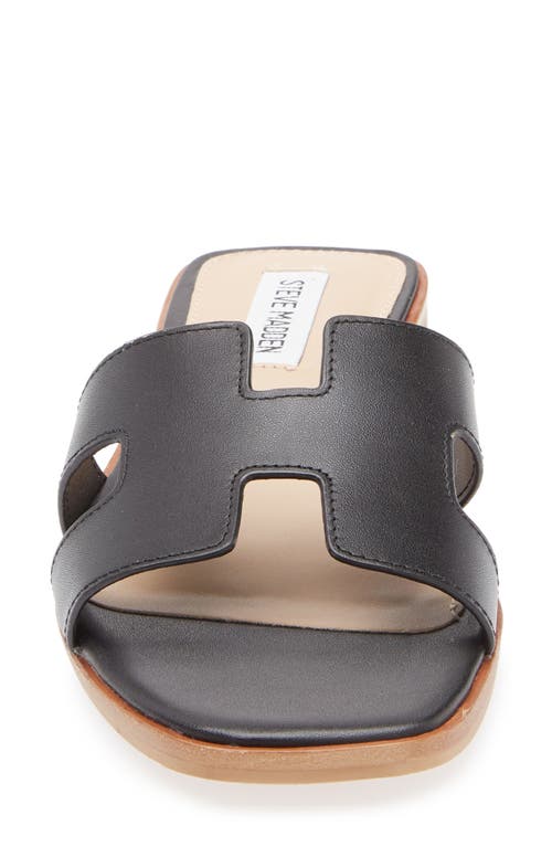 Steve Madden Hadyn Slide Sandal In Black